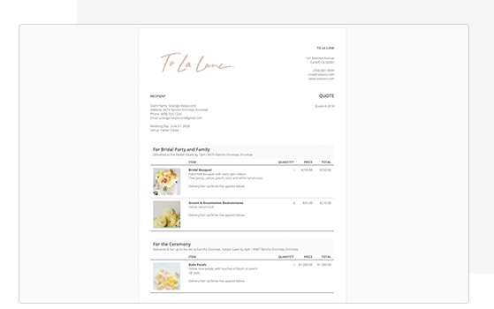 Aisle Planner Quotes Tool